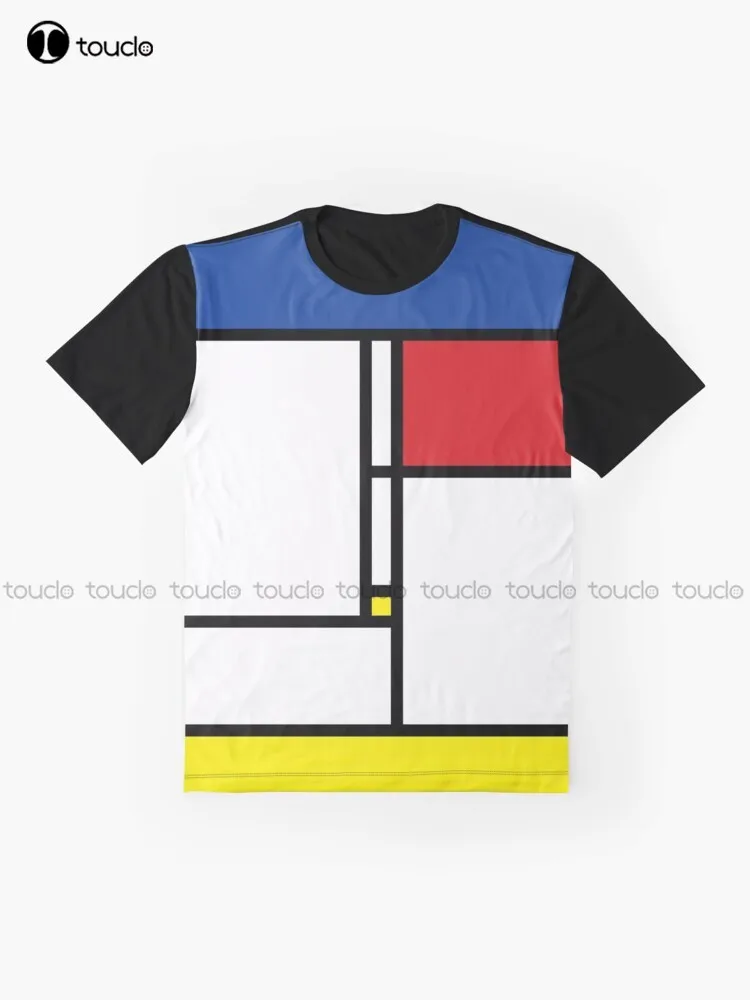 Mondrian Minimalist De Stijl Modern Art Graphic T-Shirt Digital Printing Tee Shirts Streetwear Xxs-5Xl New Popular Unisex