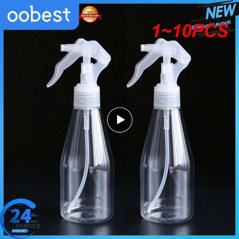 1~10PCS Portable Sprayer Bottle Transparent Plastic Sprayer Refillable Pump Sprayer Garden Sapling Sprayer Watering Spray Tools