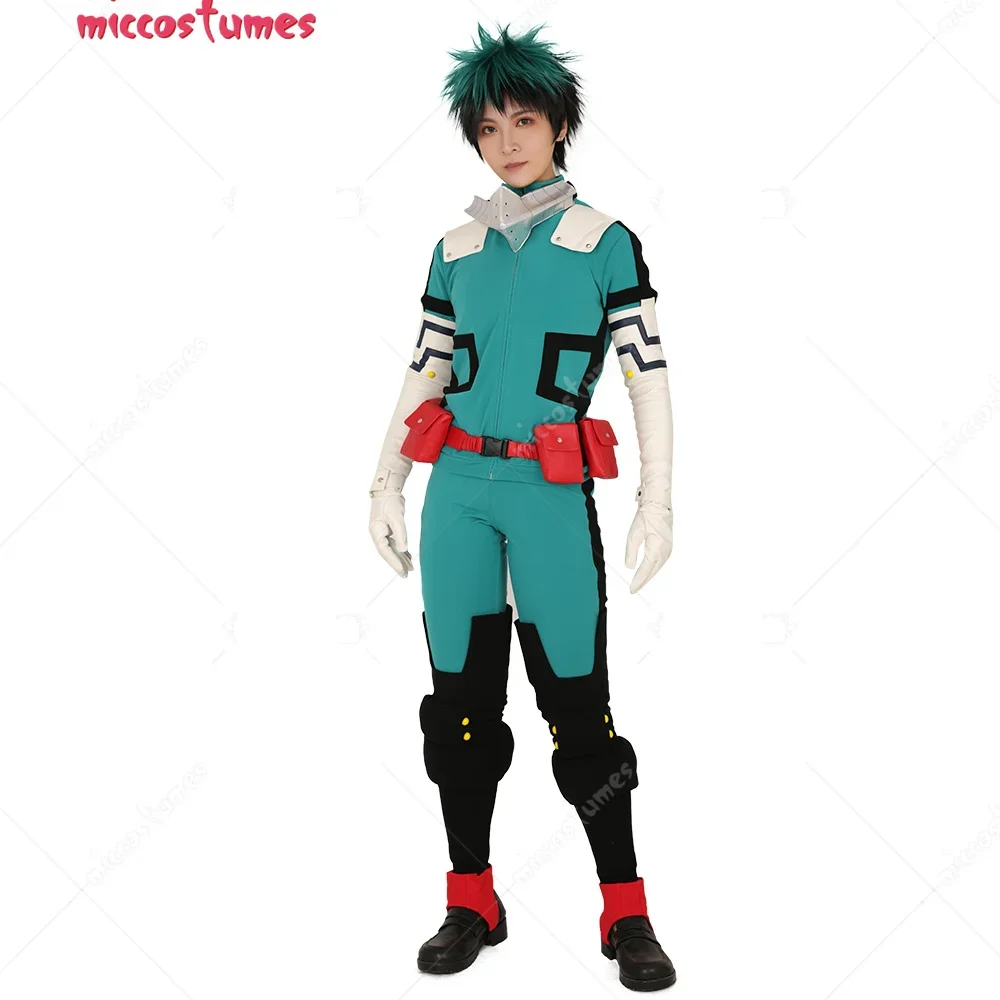 Miccostumes Deku Cosplay Costume Fighting Suit Battle Suit Fighting Suit for Men Halloween costume