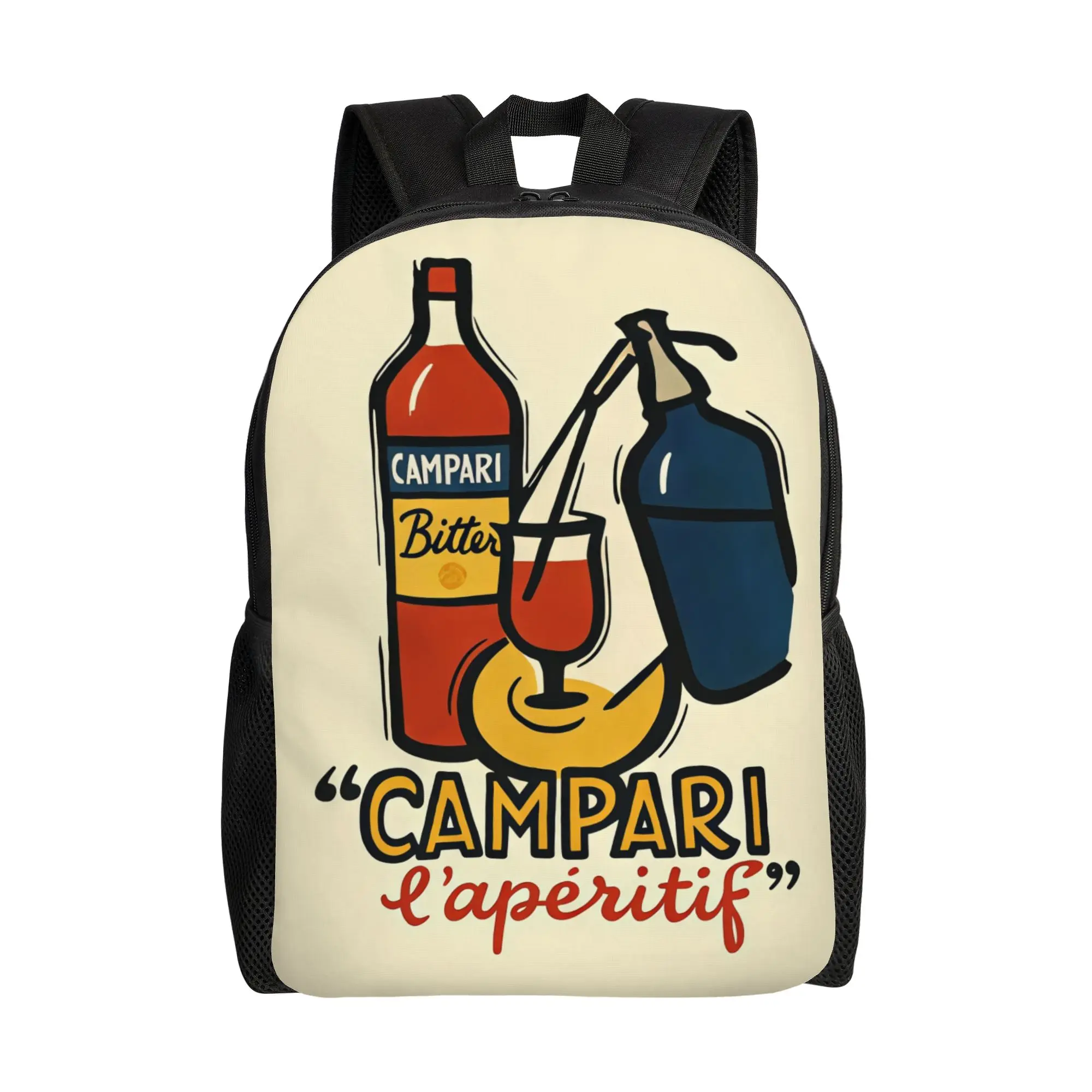 

CCampari laperitif Illustration CCampari Schoolbag Students Daily Large Capacity Laptop Bag Back To School Season