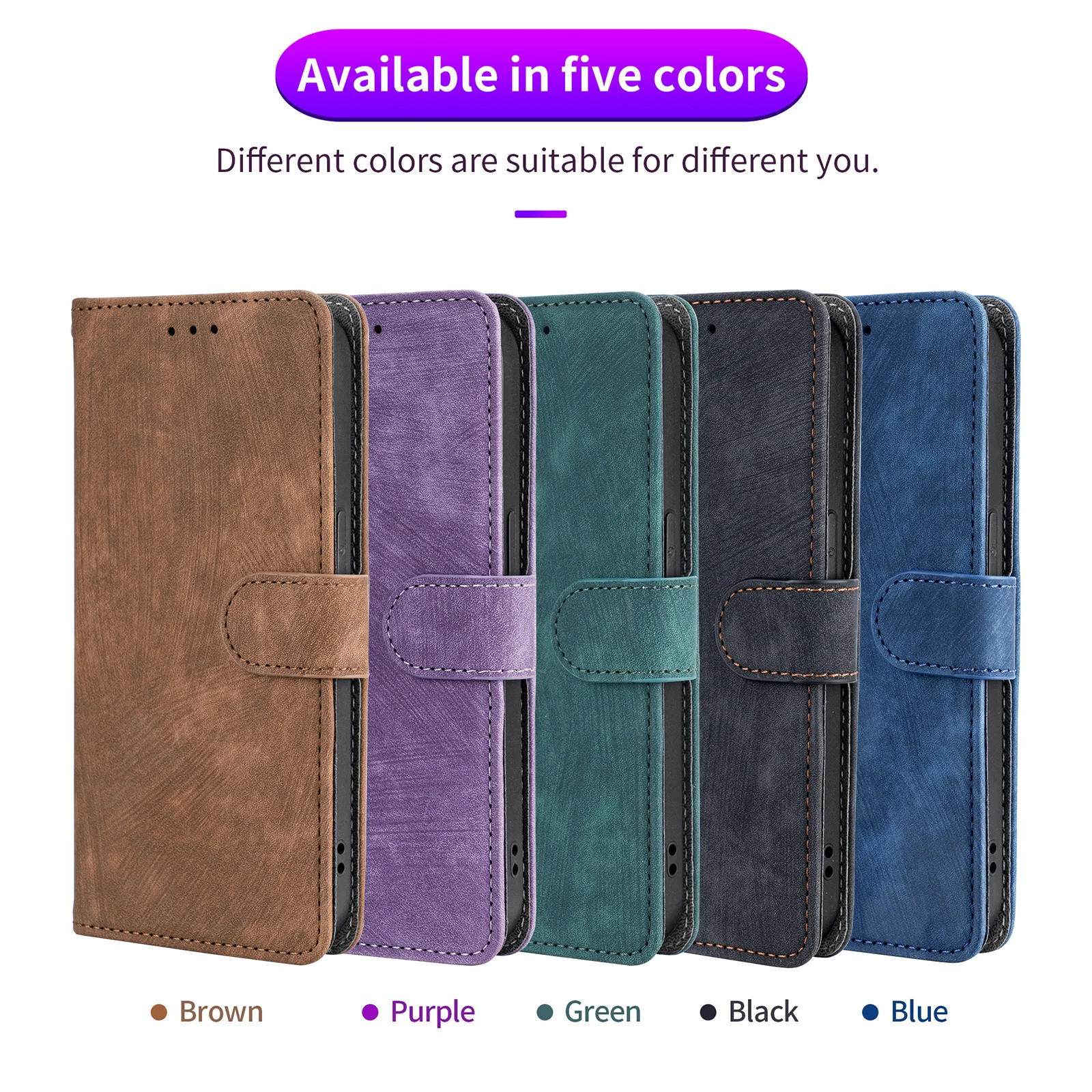 For Samsung Galaxy 5G Mobile Wifi SCR01 Wallet Anti-theft Brush Magnetic Flip Leather Case For Samsung 5G Mobile Wifi Phone Case