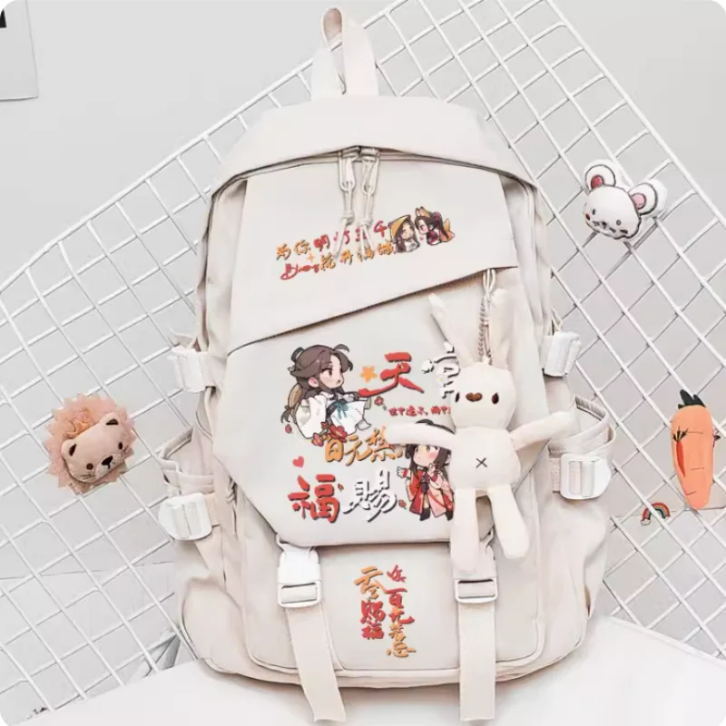 Anime Tian Guan Ci Fu Huacheng Xielian Schoolbag Backpack High-capacity Computer Casual Shoulder Bag Student Messenger Bag 801