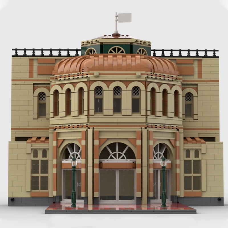 2516pcs MOC Disneieny Magic Kingdom Center Street Emporium Model Building Blocks Construction Brick Kids Christmas Gift Toys