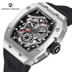 Pagani Design YS012 Luxury Top Class Men's Watches Wine Bucket High End Design Waterproof Multi Functional Quartz Watch for Men