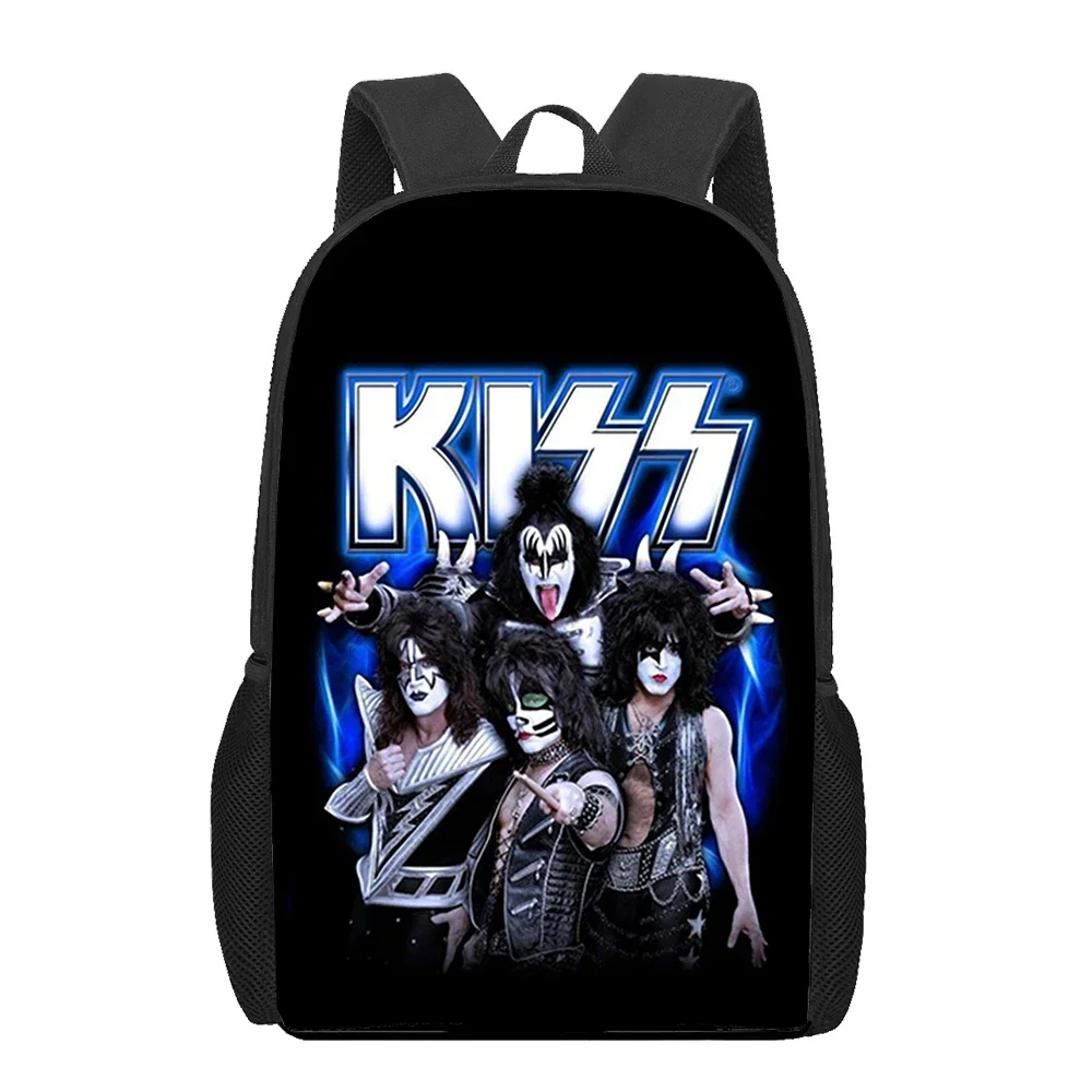 

Kiss Band children's backpack 3D printed children's backpack unisex orthopedic backpack primary school backpack large capacity c