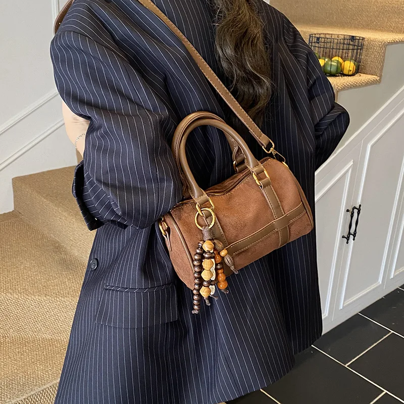 

2025 Niche Vintage Crossbody Bag, Luxe Top Handle Purse for Women, Chic Shoulder Tote, Fashion Minimalist Sling Bag​