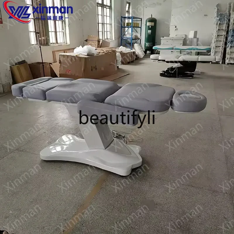 High-end aesthetic modern eyelashes 3 motor electric beauty salon beauty massage bed facial bed