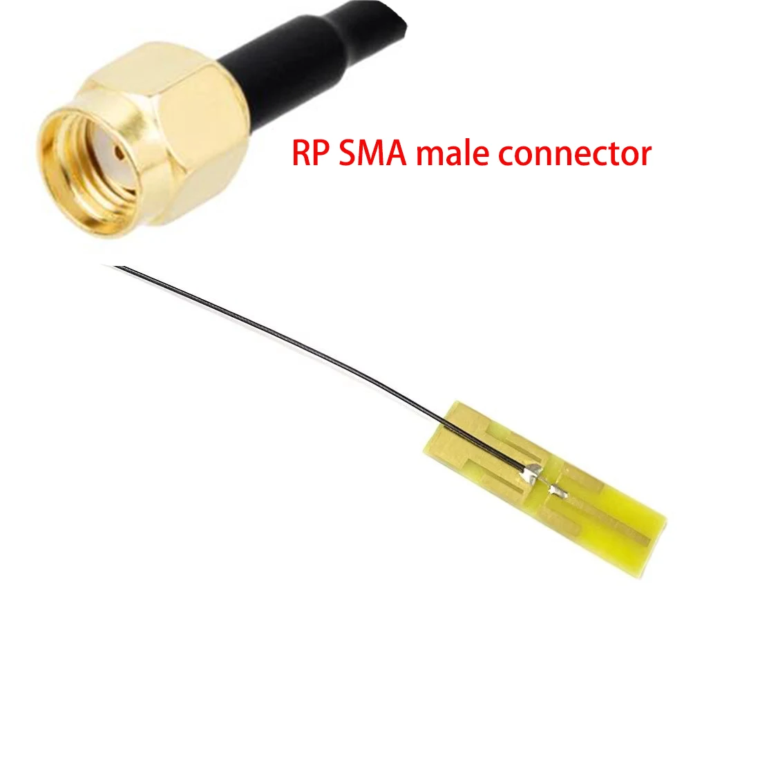 1PC 2.4G /5.8G Double Frequency WIFI Antenna 8dbi High Gain Internal PCB Aerial RP SMA male Connector 47*11mm NEW