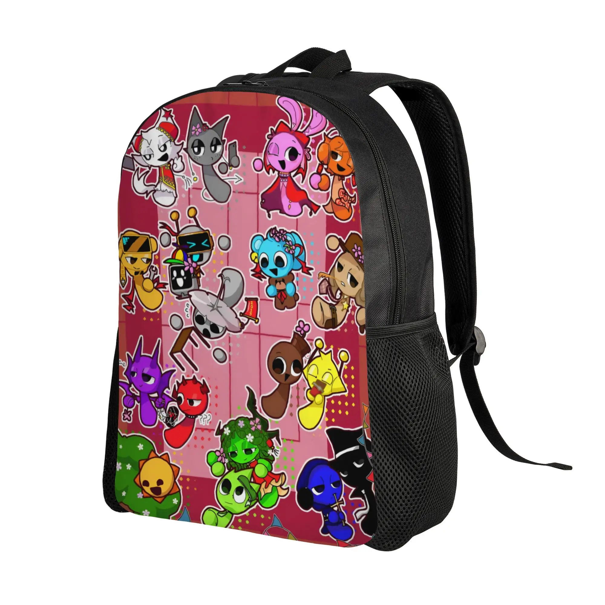 Custom S-Sprunkies  Vintage Cute Laptop Backpack Women Men Basic Bookbag for College School Student Cartoon Bags