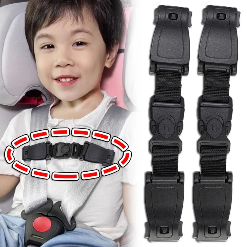 Car Child Seat Buckle Universal Chest Harness Clip Anti-Slip Baby Chest Clip Guard Baby Safety Seat Strap Belt for Kid