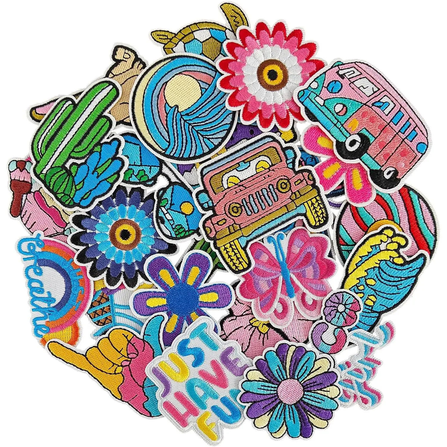 Cartoon Turtle Emblem Clothing Accessories Badge Sticker Embroidered Embroidery Sticker Iron-on Patches