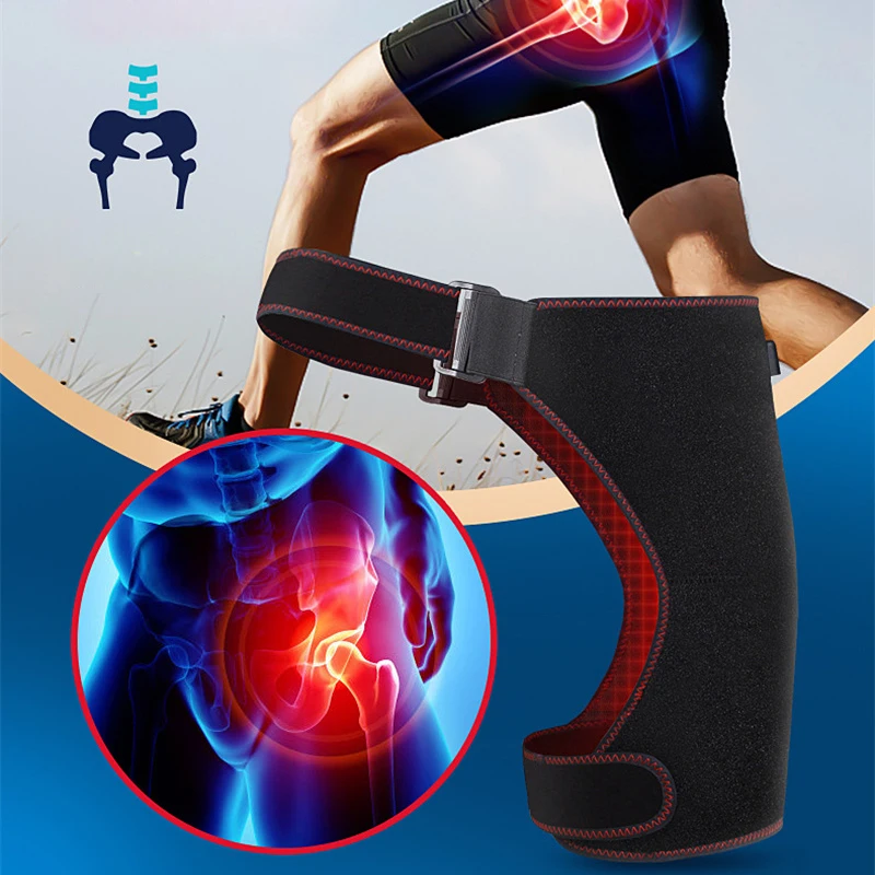 

New Electric Heated Hip Massager Infrared Hot Compress Femoral Head Necrosis Therapy Relief Pain Arthritis Protector Hip