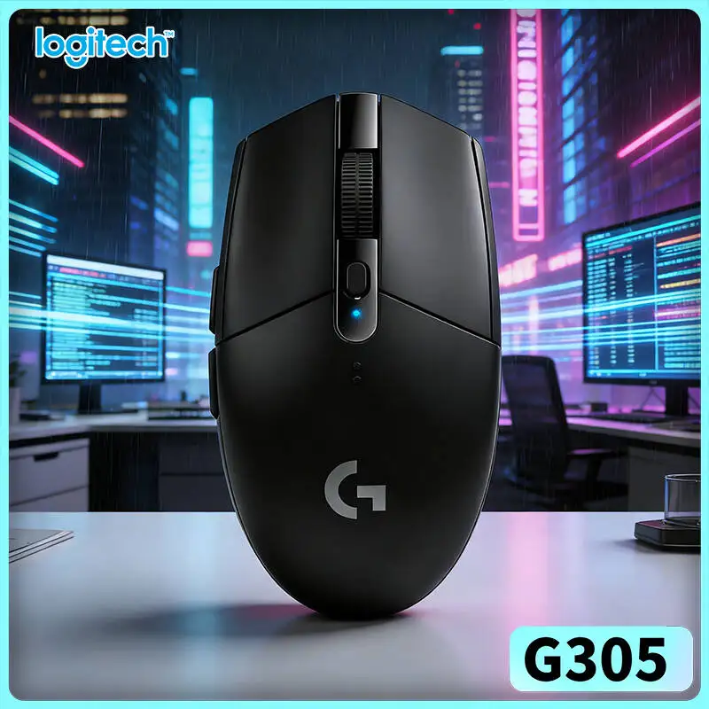 

Игровая мышь LIGHTSPEED Logitech G305 Wireless, сенсор HERO 12000 DPI, 6 кнопок, 250 часов автономной работы, 99 г, совместимость с ПК и Mac