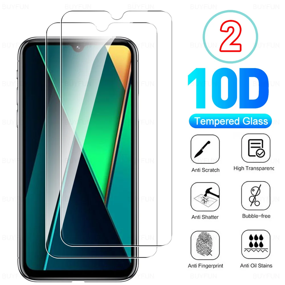 2Pcs For Xiaomi Poco C75 4G Screen Protector Front Tempered Glass For Xiaomi PocoC75 C65 Poko C 75 65 75c Safety Protective Film