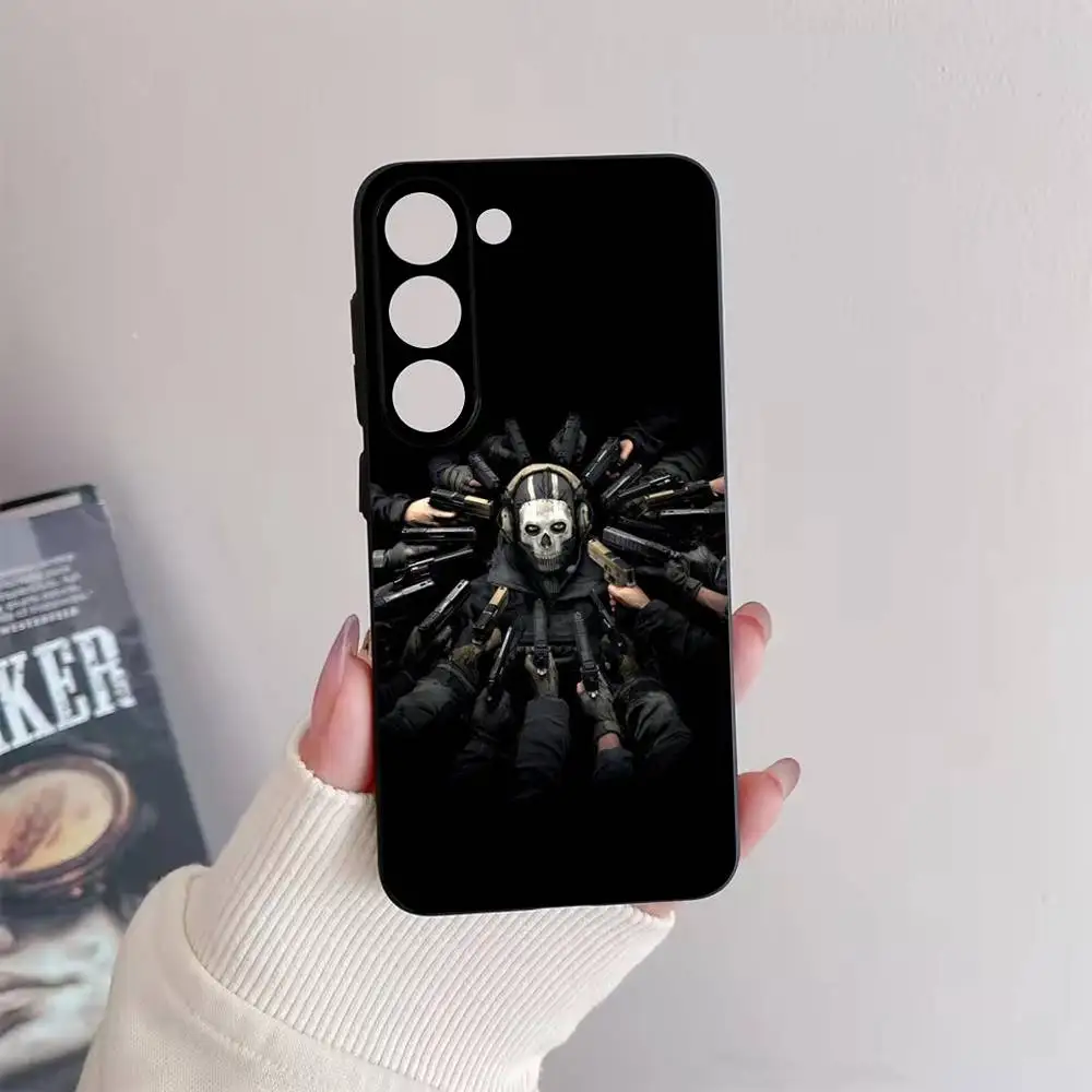 حافظة هاتف Game Call Of D-Duty 2 لهاتف Samsung Galaxy A 91,80,73,72,71,53,52,51,22,5G غطاء أسود ناعم مقاوم للصدمات