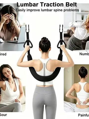 Household Spinal Stretch Lumbar Suspension Belt Horizontal Bar Traction Soothing Waist Beltcan Weigh 200 Catties Hanging Ergonom