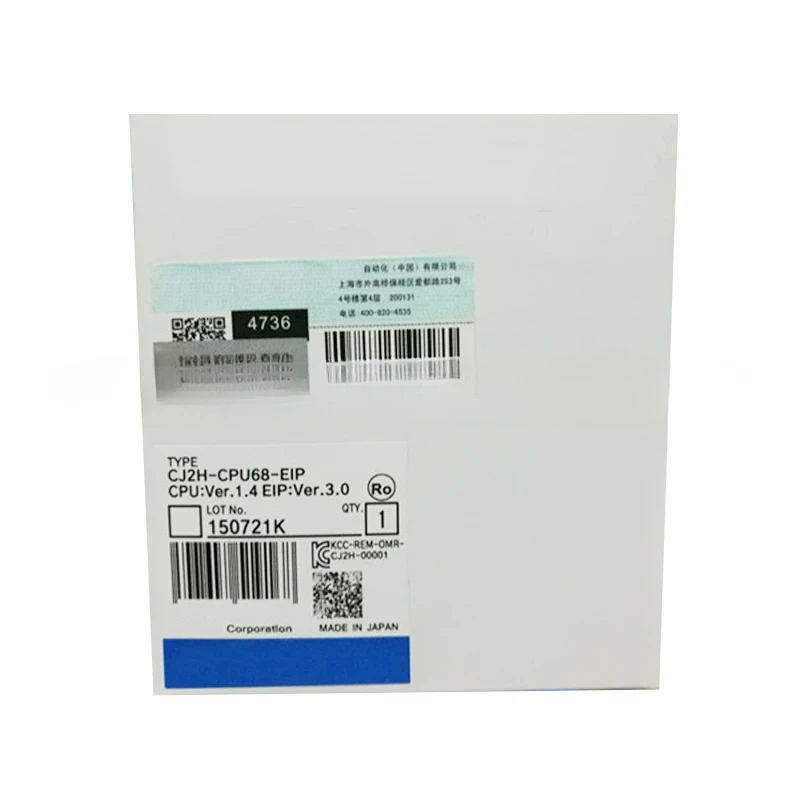 

New CJ2H-CPU68-EIPDelivery Via Russian Dedicated Line Programmable Controller One Year Warranty