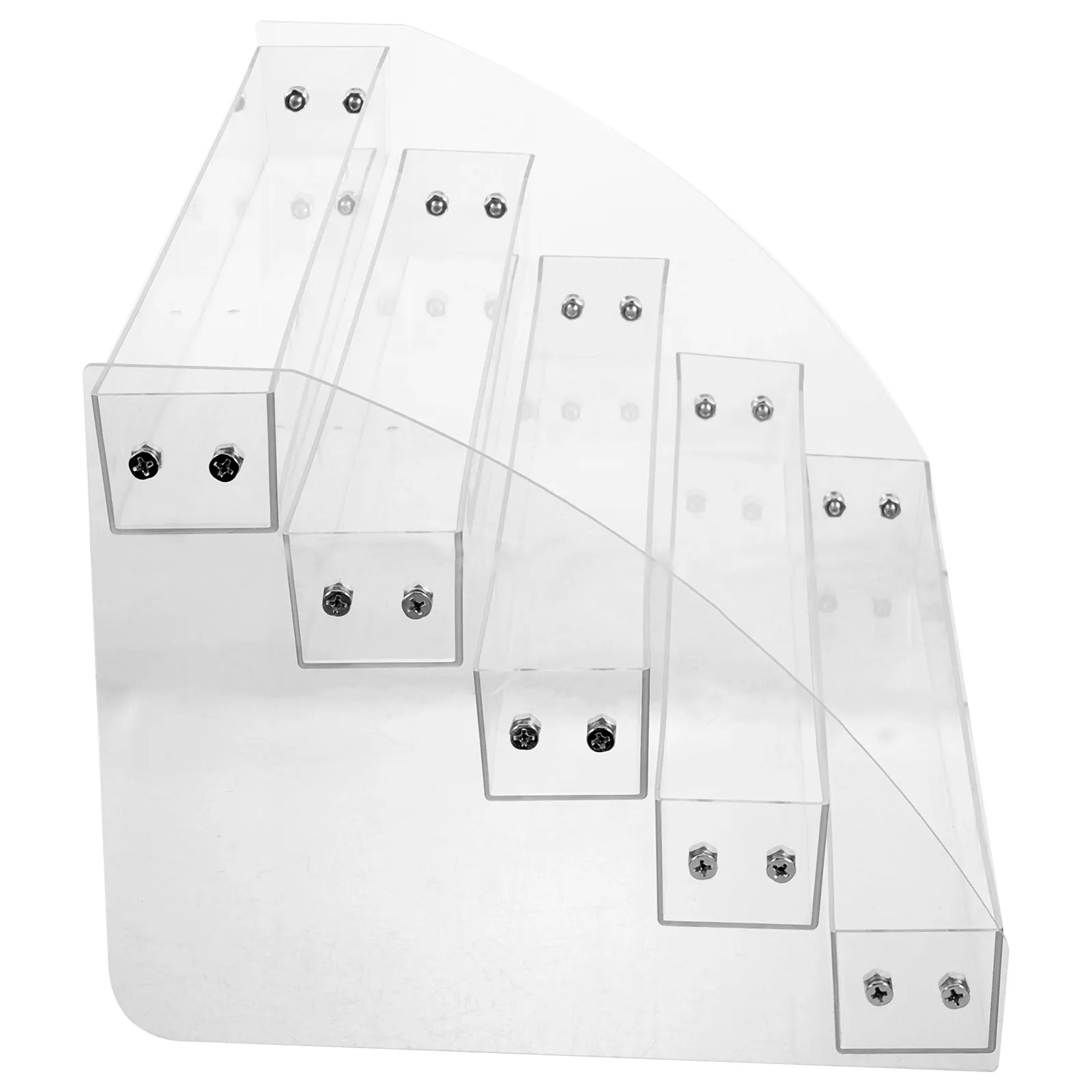 

Sunglasses Display Stand 5-Layers Clear Eyewear Rack Organizer Desktop Sunglass Holder Plastic Multi-Tier Glasses Display Stand