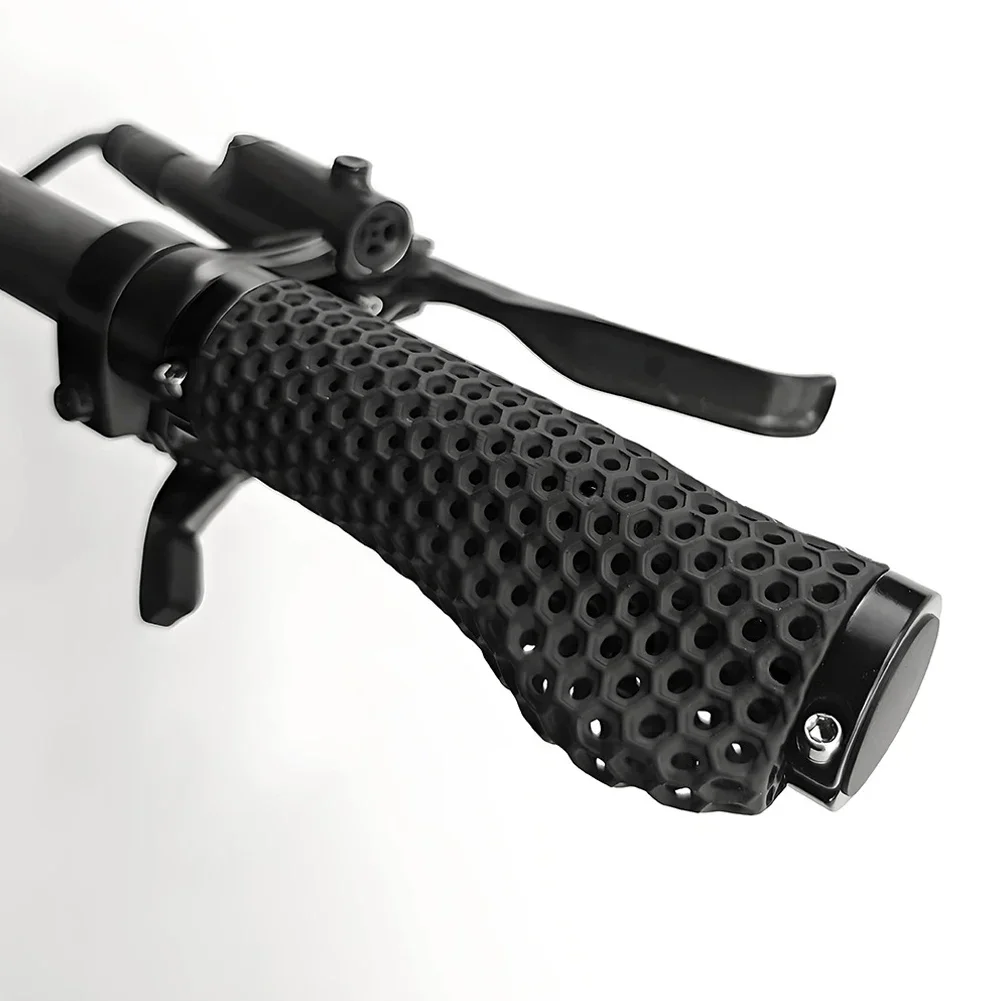 Anti-slip Bicycle Grips 3D Printed Bike Grips For Cycling Save Physical Strength Shock Absorption Anti-slip Double-side Locking