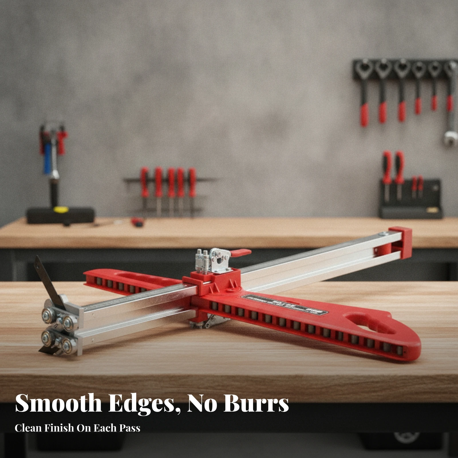 Track Pusher Cutter 23-Wheel Roller Foldable Drywall Cutting Tool