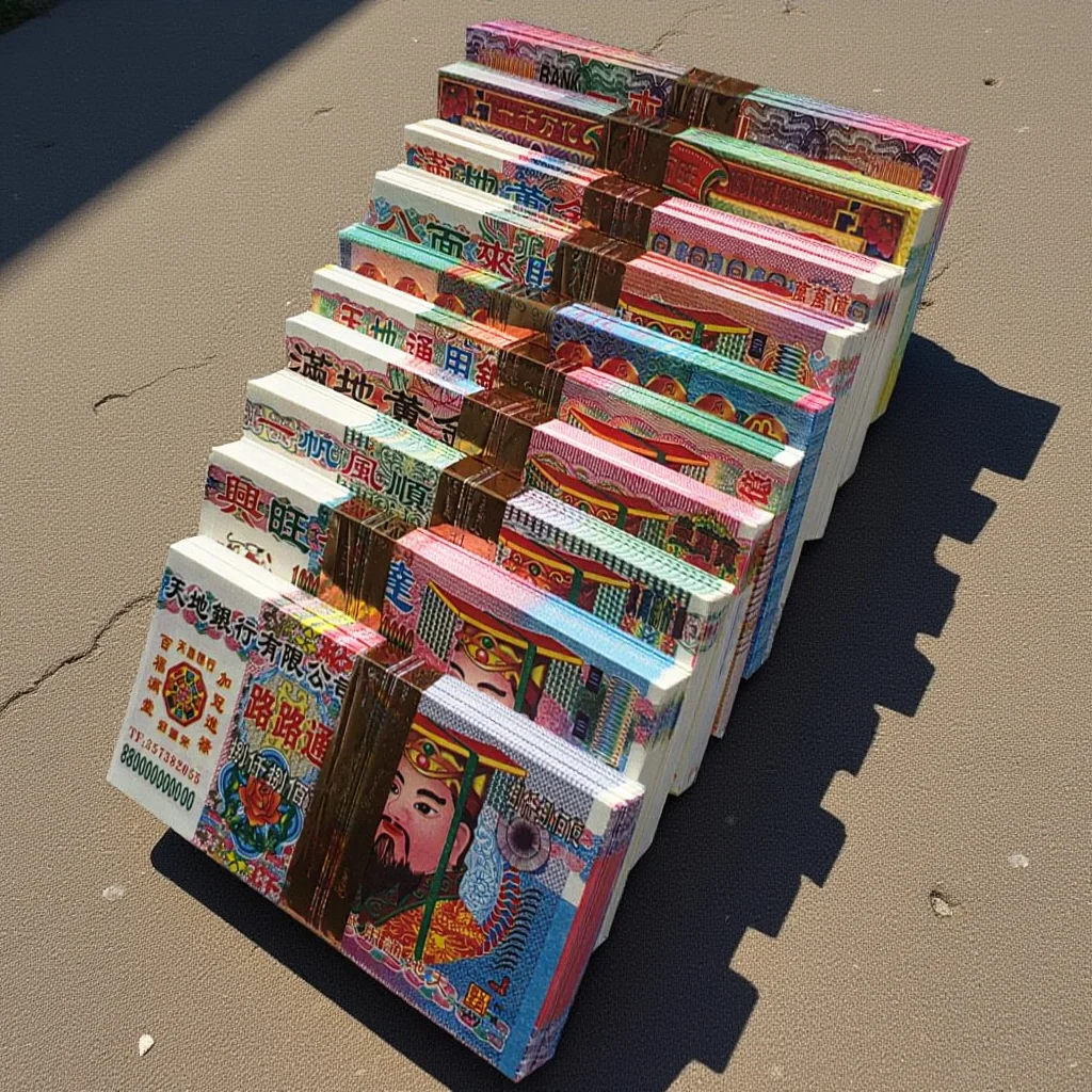 

1000 Sheets Ghost Money Burning Paper Ancestor Worship Ritual Supplies Festival Sacrifice Accessories Spirit Money for Qingming