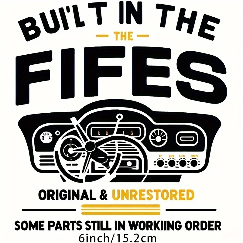 1PC 50년대 내장형 비닐 자동차 스티커 - 자동차, 노트북, 차고용 탈착식 자가 접착 데칼 |   향수를 불러일으키는 클래식 자동차