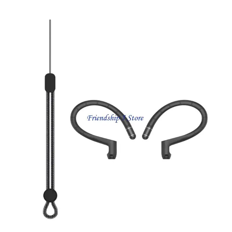 T8WC 안티 슬립 실리콘 이어 그립 활동 라이프 스타일을위한 인체 공학적 디자인 도구없이 쉬운 설치 땀 방지 액세서리