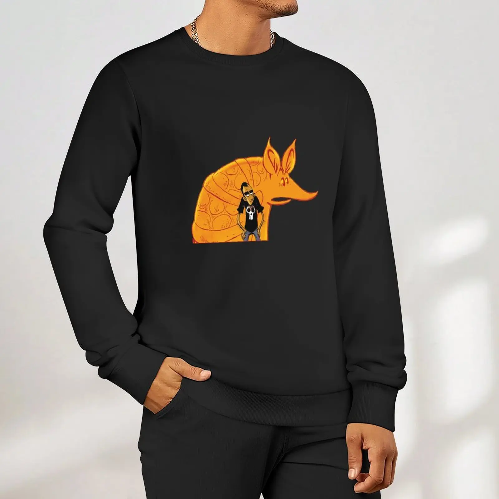 Strappare lungo i bordi |   المسيل للدموع على طول الخط المنقط البلوز النمط الياباني الملابس الذكور أنيمي ملابس الرجال البلوز