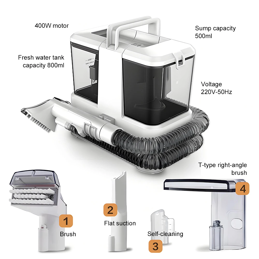 Household Carpet Curtain Vacuum Cleaner Multifunctional Fabric Cleaning Machine Sofa Vacuuming Wash Machine All-in-One