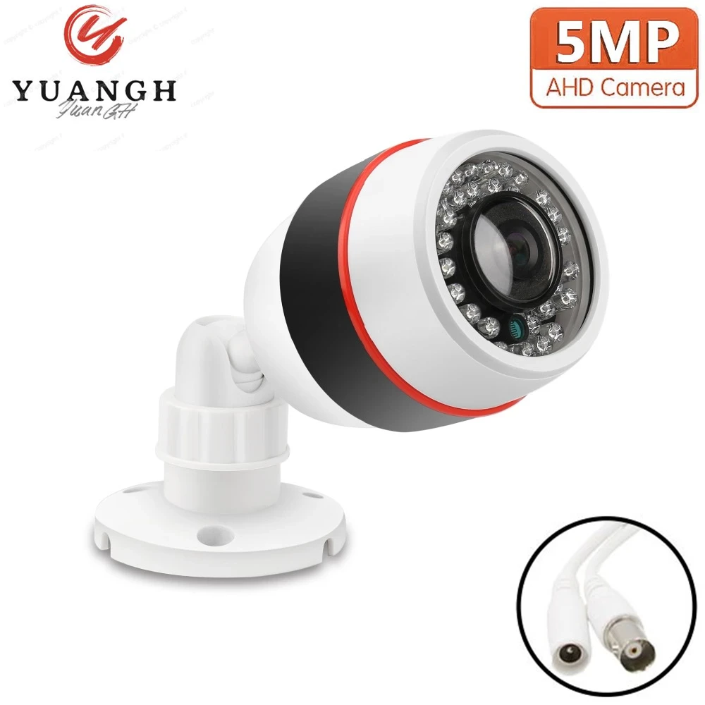 

2MP 5MP AHD Security Camera Analog NTSC/PAL Plastic Bullet Outdoor Camera Waterproof Night Vision Video Surveillance For DVR