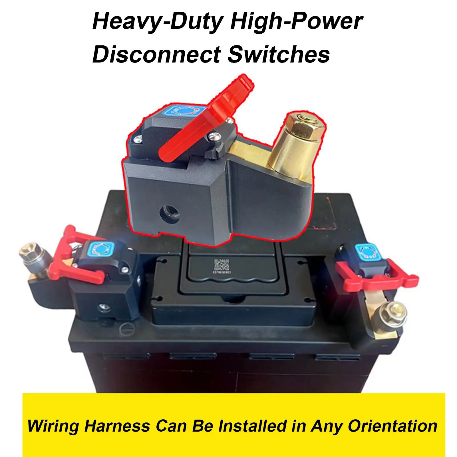 Battery Button Disconnect Cutoff Control With Non-Slip Handle Battery Button Disconnect For Marine Boat RV Auto Truck Motorcycle