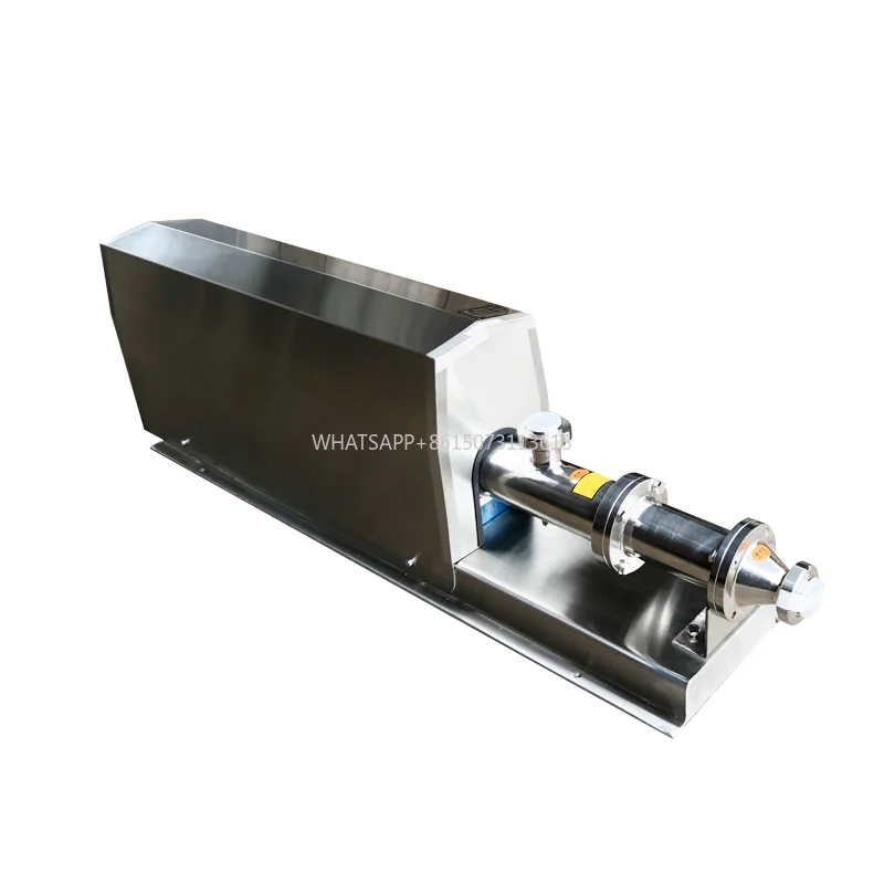 Bomba de tornillo mono de acero inoxidable con entrada abierta