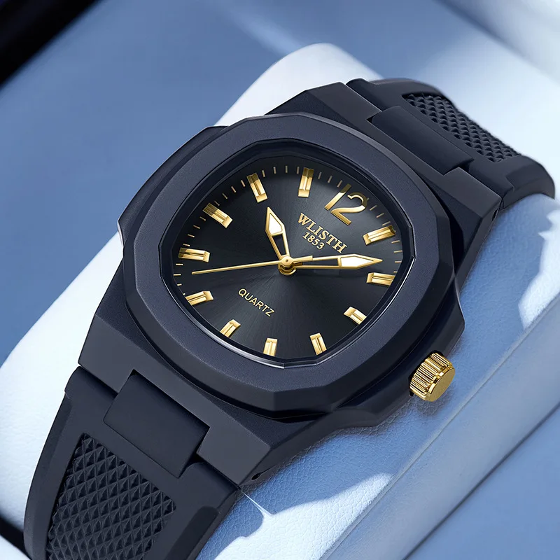 

WOLISH Square Sports Watch - Waterproof Outdoor Quartz Watch, Trendy Student Men's Watch
