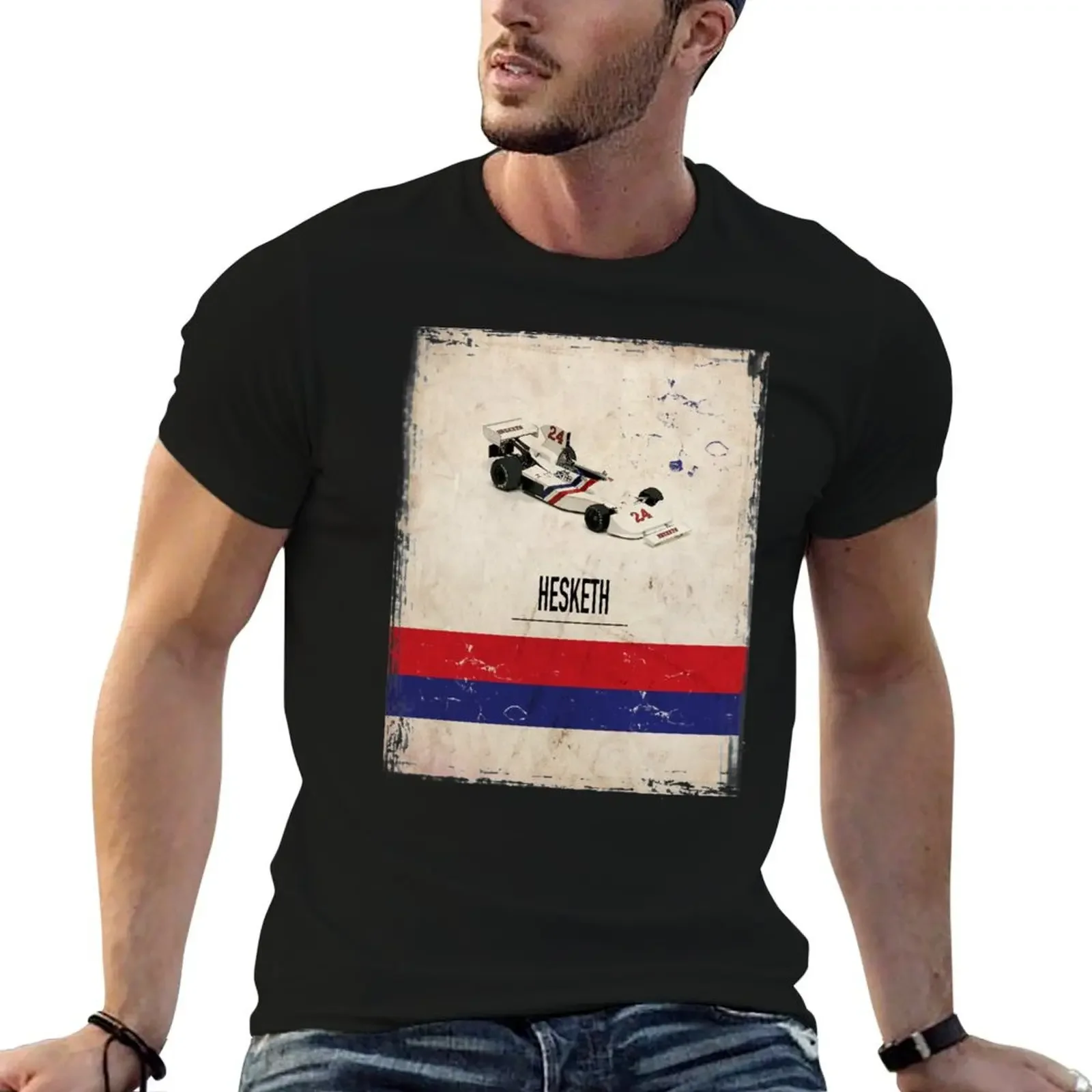 

Hesketh Racing F1 Car T-Shirt vintage korean fashion blacks designer shirts tshirts for men