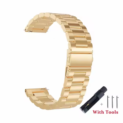 18mm 20mm 22mm 24mm Width Quick Release Full Stainless Steel Watchband Wristwatch Universal Flat Head Watch Strap Accessories - Image 15