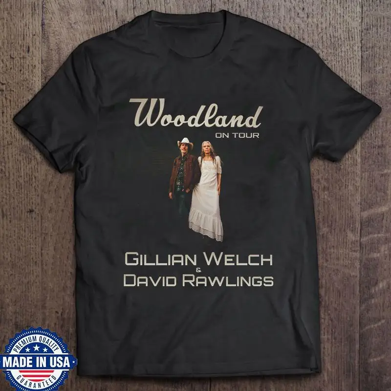 Gillian Welch David Rawlings Woodland On Tour 2024 camiseta tamaño completo S 5XLET437