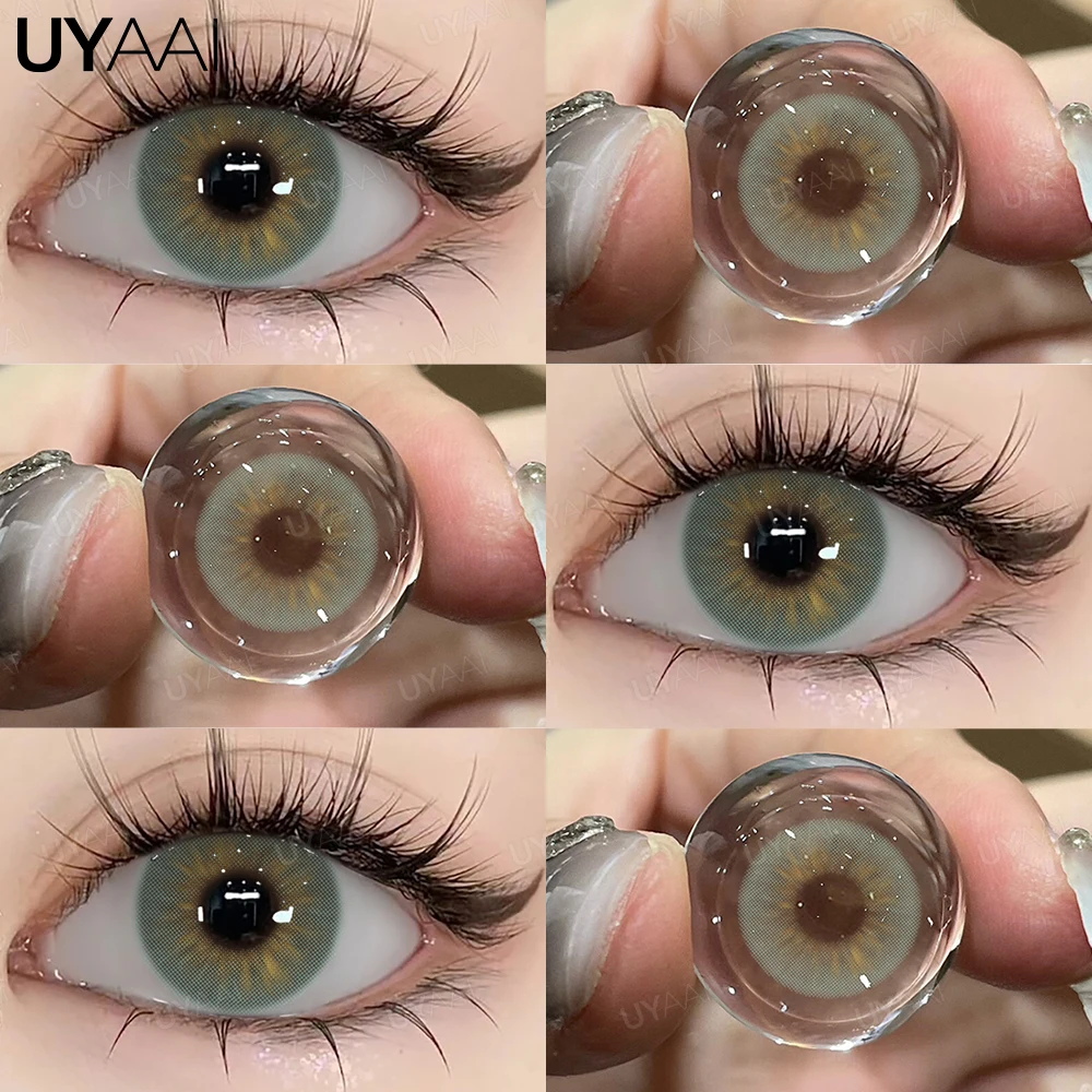 UYAAI Kleurcontactlenzen Siri Green Lenzen Make-up PATTAYA Groene Lenzen Beauty Pupils Cosmetische Gekleurde Lenzen Colorcon Groene Lenzen