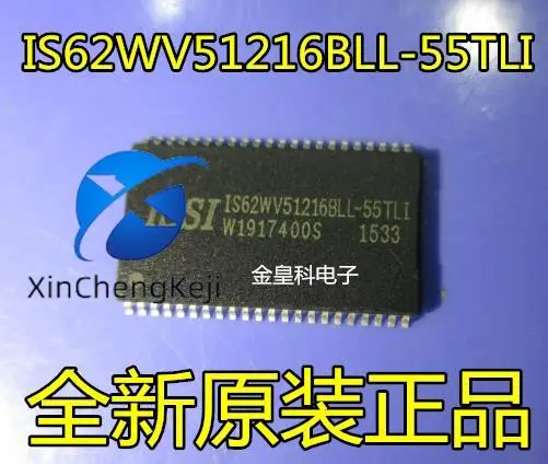 

10pcs original new IS62WV51216BLL-55TLI TSSOP-44 SRAM SRAM