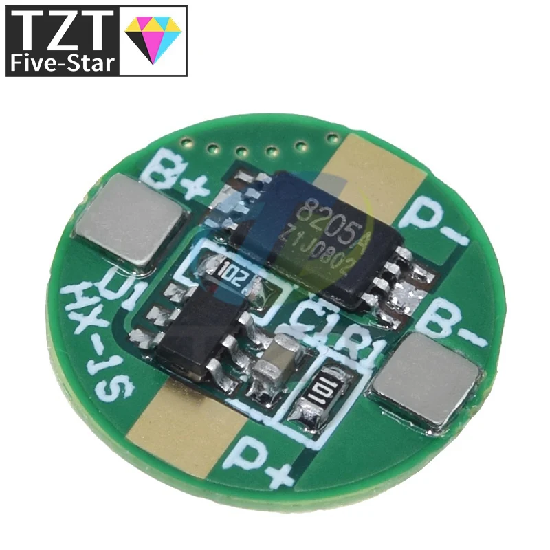 TZT 1/5/10PCS 1S 3.7V 2.5A 14500 Lithium Lipo Cell Battery Charger Board Li-ion Battery Charging PCB BMS Protection Module