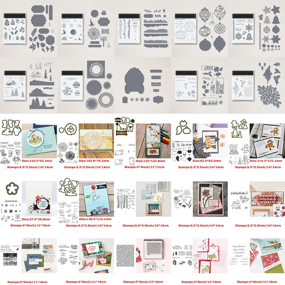 U461-U508 DIY Scrapbooking Album Paper Card Decoration Craft Making Template