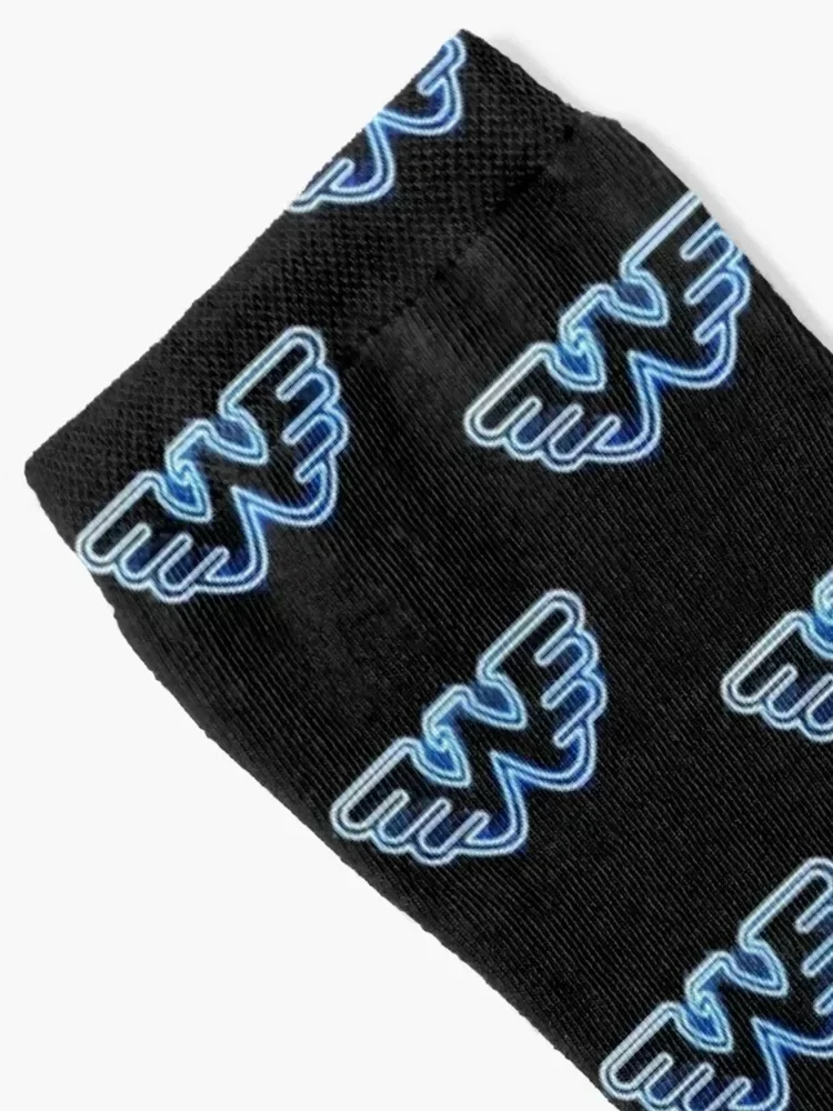 W BLUE LOGO Socks Heating sock men cotton high quality Men Socks Women's