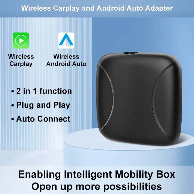 FLIXIVI X1 Wireless CarPlay Dongle Wireless Android Auto Fast WIFI Box For Car Radio with Wired Connect Universal CarPlay