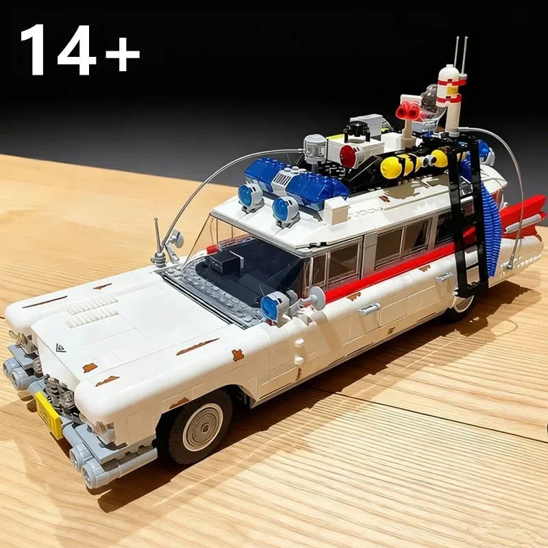 

2352PCS new Ghostbuster Ecto-1 Building Blocks Car Model Moc 10274 Display Bricks for Kids Adults Toys Halloween Christmas Gifts