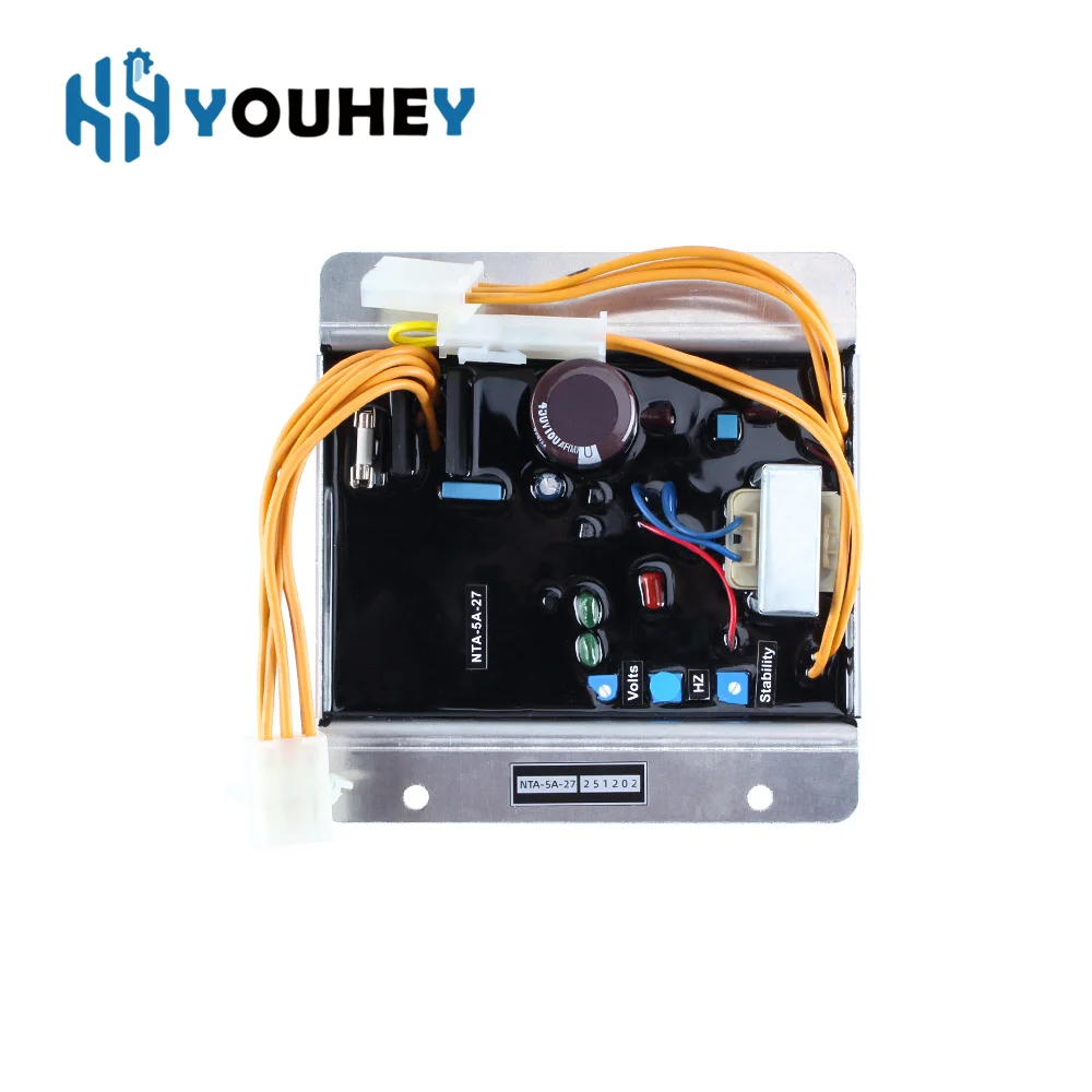 NTA-5A-27 for Denyo AVR Generator Brushless Excitation Automatic Voltage Regulator| Replacement Spare Part Generators