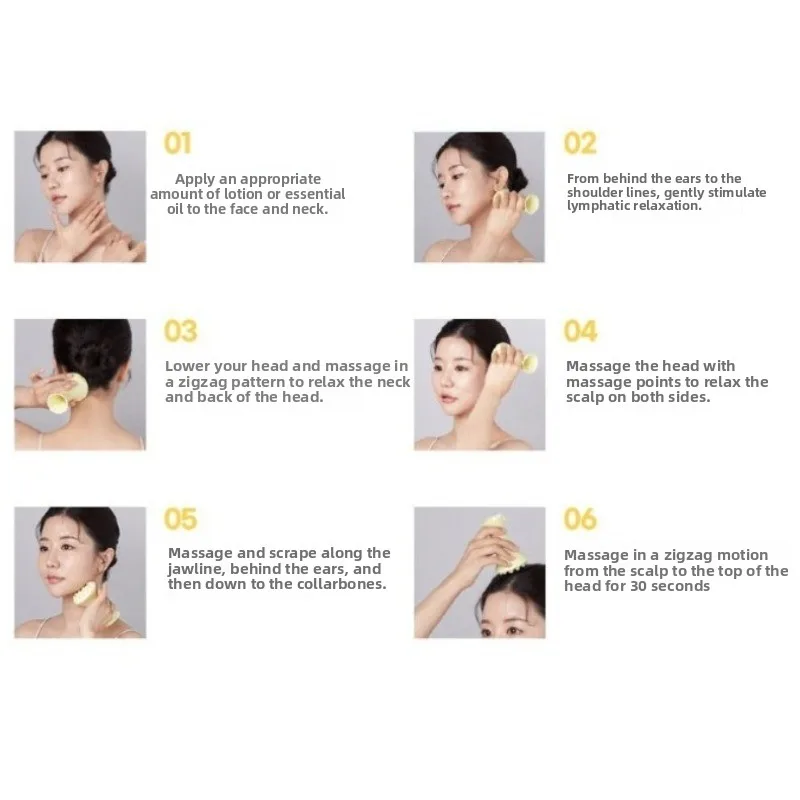 เครื่องนวดหน้ากัวซาเซรามิก สำหรับผิวหน้าและผิวกาย ป้องกันไฟฟ้าสถิต ช่วยกระชับผิวหน้า ยกกระชับผิวหน้า อุปกรณ์ดูแลผิว