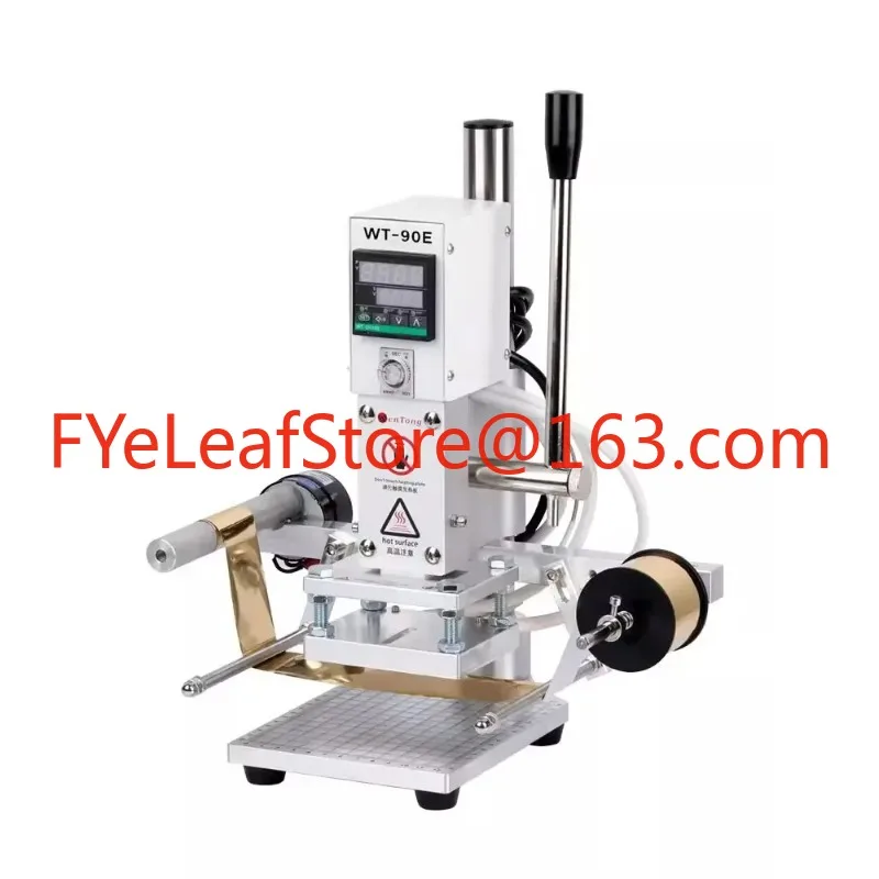 Automatic Hot Foil Stamping Machine Manual Digital PVC Card Book Leather Paper Wood Custom Embossing Heat Press Machine