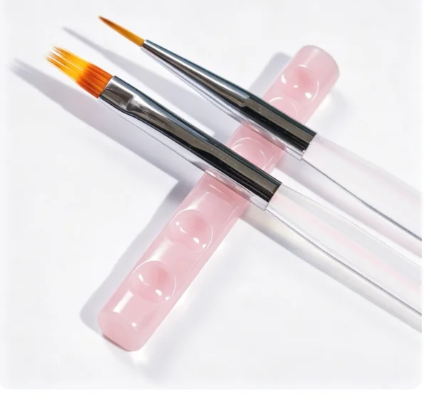 Five-layer acrylic nail tool rack, nail and makeup brush storage box, nail studio desktop organizer