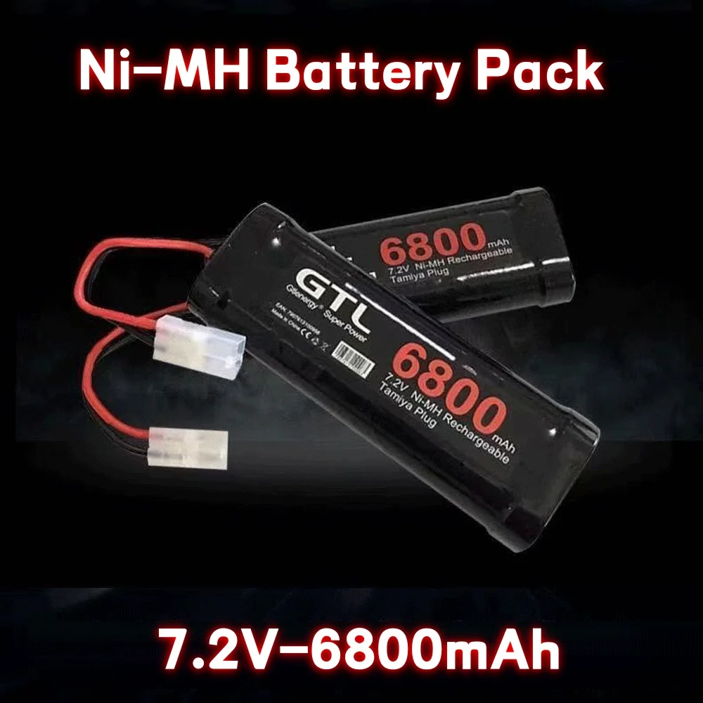 

7.2V 6800mAh Ni-MH Battery Pack with Tamiya Plug and SC*6 Cells Battery for RC Racing Cars Boats RC toys