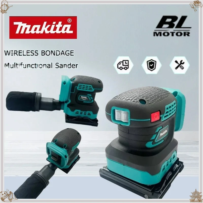 

Makita Cordless Random Orbit Sander Professional 18V Lithium-Ion Polishing Machine Brushless Speed Control Tool