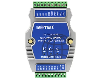 Módulo de entrada de E/S UT-5528 para controlador de E/S de aislamiento óptico digital de 8 canales